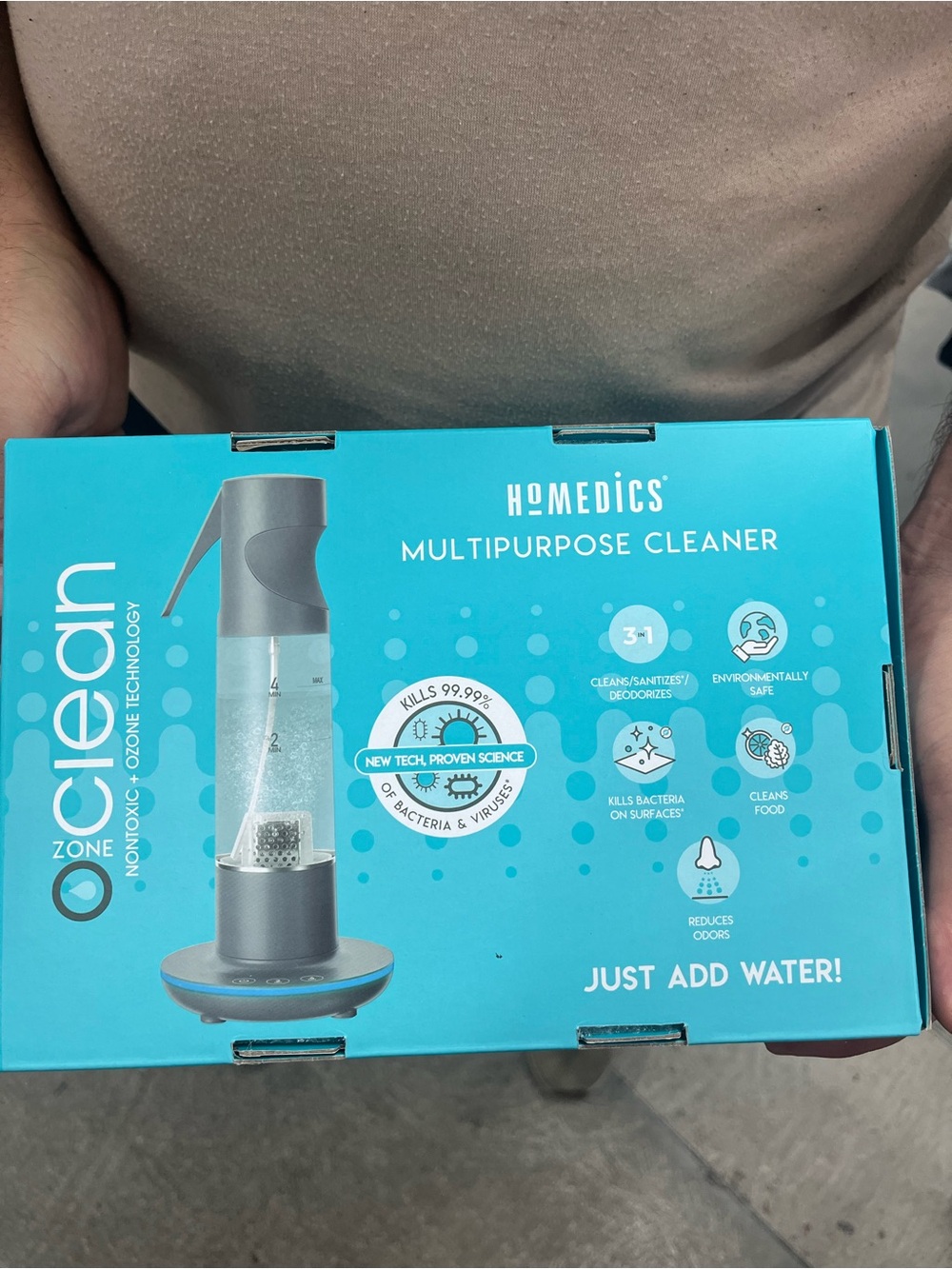 HoMedics Multipurpose Cleaner in Teal Blue